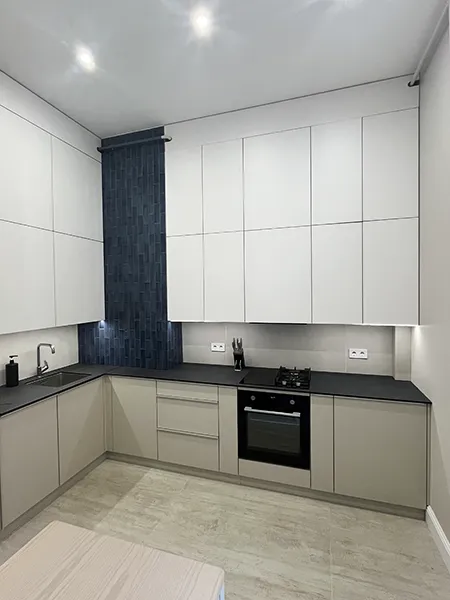 Kitchen remodel of Lviv, Ukraine apartment