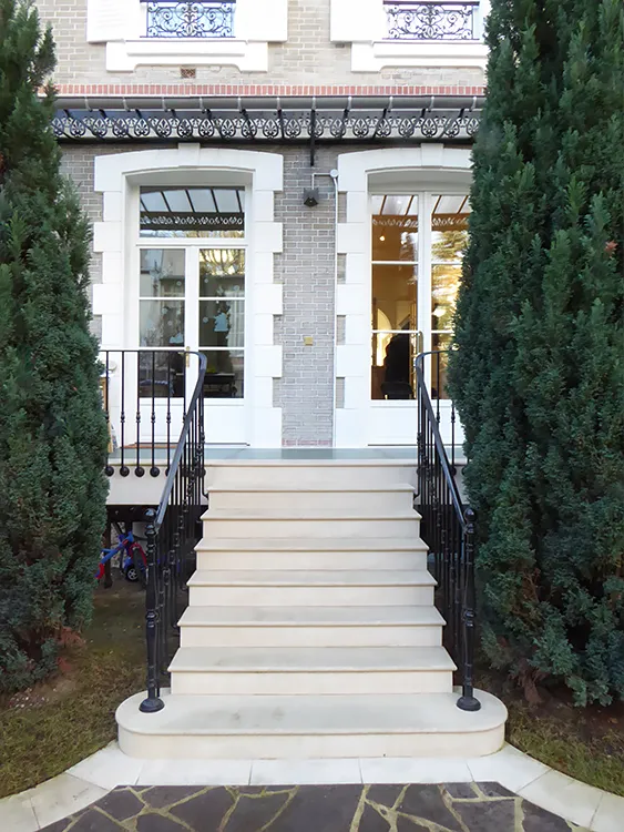 New center staircase after project